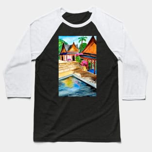 Amanpuri, Aman Hotels in watercolor Baseball T-Shirt